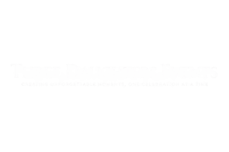 logotipo elegante de eventos en blanco